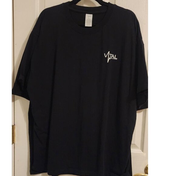 Vital Apparel “Remember Why You Started” Oversized Tee | Black | Size 2XL - Picture 2 of 3